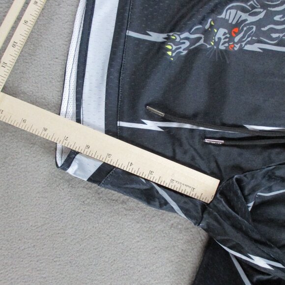 In the Lab Stealth Shorts Men Large Black Basketball Drawstring Heavyweight Mesh - Picture 7 of 10